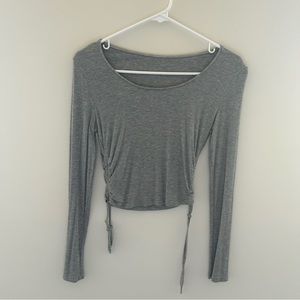 Women’s Large Long Sleeve Crop Top
